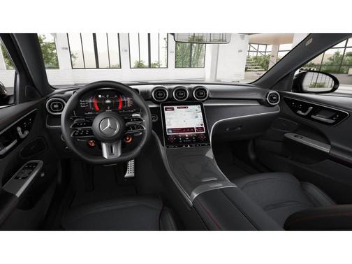 Polar White 2026 Mercedes-Benz AMG C 43 Base 4MATIC