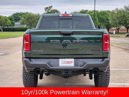 Serrano Green Metallic 2026 RAM 1500 RHO Crew Cab 4x4 5'7' Box