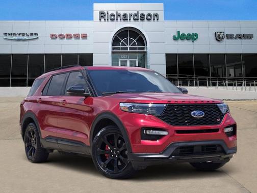 Rapid Red Metallic Tinted Clearcoat 2021 Ford Explorer ST