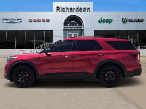 Rapid Red Metallic Tinted Clearcoat 2021 Ford Explorer ST