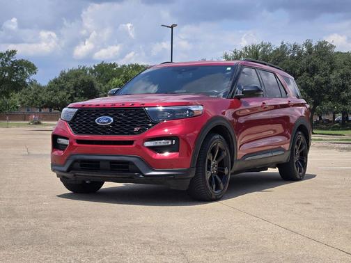 Rapid Red Metallic Tinted Clearcoat 2021 Ford Explorer ST
