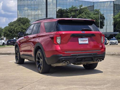 Rapid Red Metallic Tinted Clearcoat 2021 Ford Explorer ST