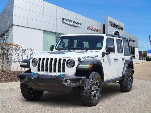 Bright White Clearcoat 2023 Jeep Wrangler 4xe Rubicon