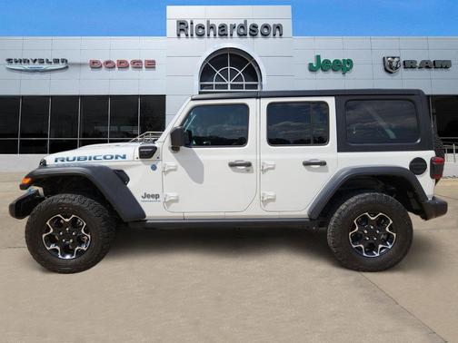 Bright White Clearcoat 2023 Jeep Wrangler 4xe Rubicon