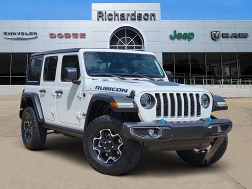 Bright White Clearcoat 2023 Jeep Wrangler 4xe Rubicon