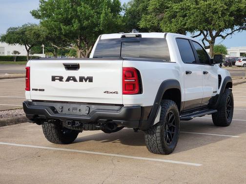 Bright White Clearcoat 2025 RAM 1500 RHO Crew Cab 4x4 5'7' Box