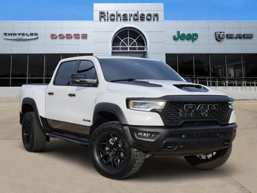 Bright White Clearcoat 2025 RAM 1500 RHO Crew Cab 4x4 5'7' Box