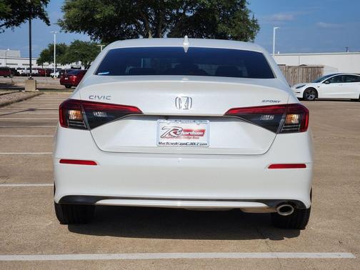 Platinum White Pearl 2022 Honda Civic Sport