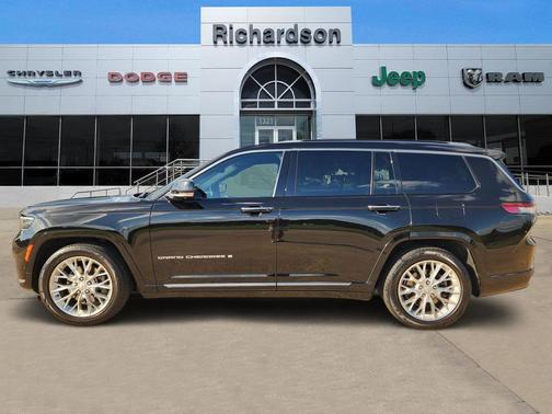 Diamond Black Crystal Pearlcoat 2021 Jeep Grand Cherokee L Summit
