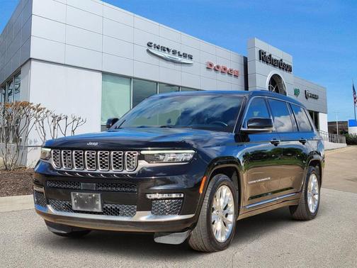 Diamond Black Crystal Pearlcoat 2021 Jeep Grand Cherokee L Summit