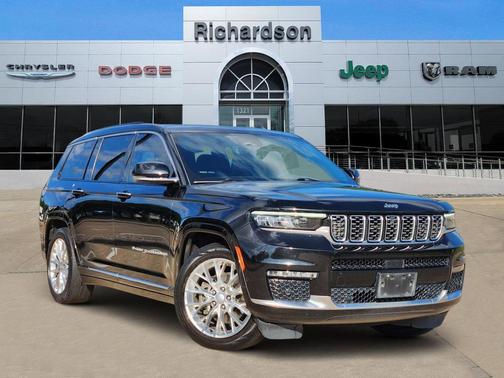 Diamond Black Crystal Pearlcoat 2021 Jeep Grand Cherokee L Summit