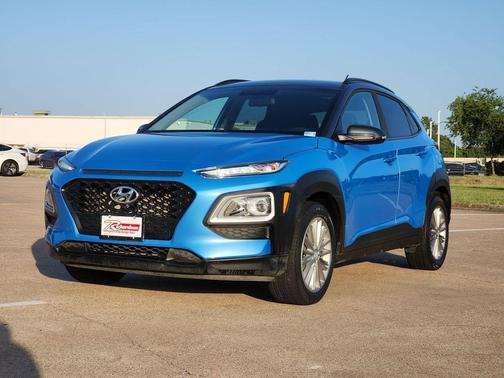 Surf Blue w/Dark Gray Roof 2018 Hyundai KONA SEL