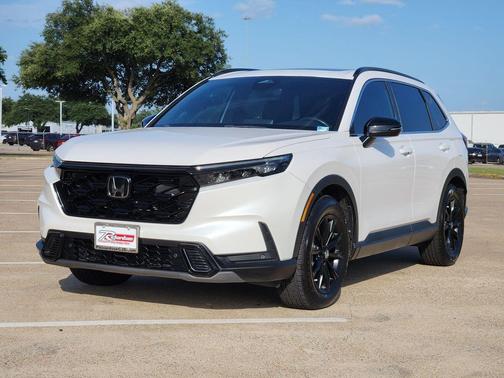 Platinum White Pearl 2025 Honda CR-V Hybrid Sport FWD