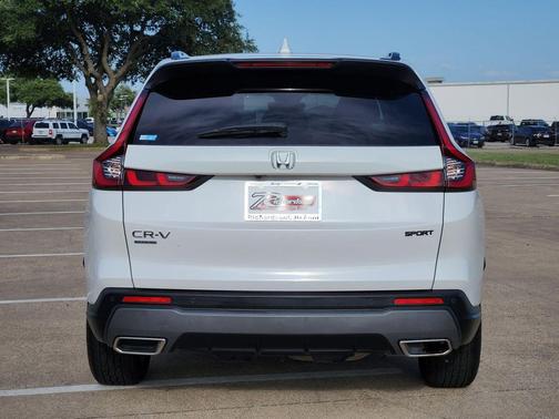 Platinum White Pearl 2025 Honda CR-V Hybrid Sport FWD