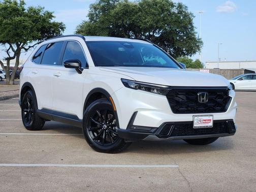 Platinum White Pearl 2025 Honda CR-V Hybrid Sport FWD