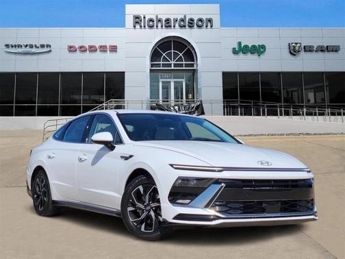 Serenity White 2024 Hyundai SONATA SEL