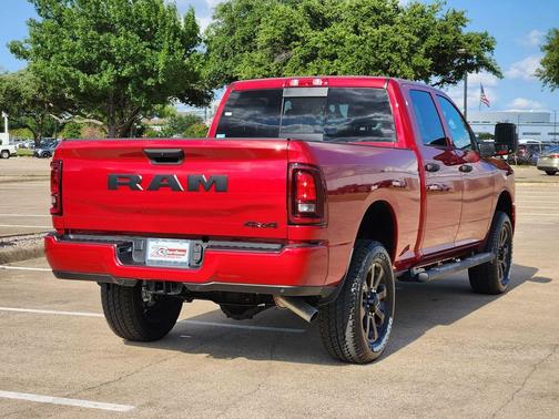 Molten Red Pearlcoat 2026 RAM 2500 Black Express Crew Cab 4x4 6'4' Box