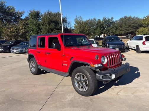 Firecracker Red Clearcoat 2019 Jeep Wrangler Unlimited Sahara