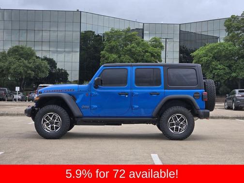 Hydro Blue Pearlcoat 2026 Jeep Wrangler Rubicon