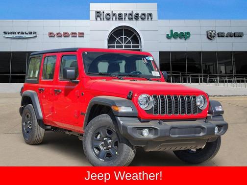 Firecracker Red Clearcoat 2026 Jeep Wrangler Sport
