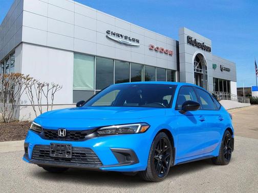 Boost Blue Pearl 2023 Honda Civic Sport