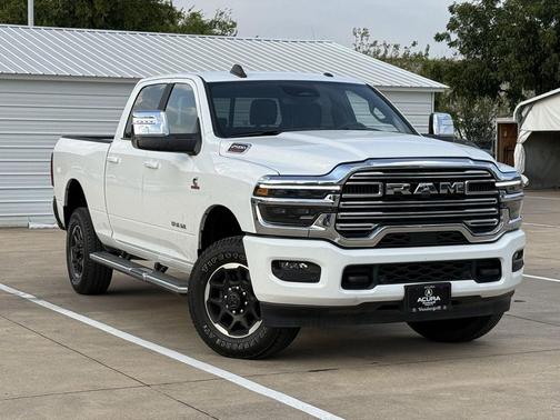 Bright White Clearcoat 2025 RAM 2500 Laramie Crew Cab 4x4 6'4' Box