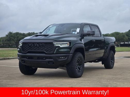 Serrano Green Metallic 2026 RAM 1500 RHO Crew Cab 4x4 5'7' Box
