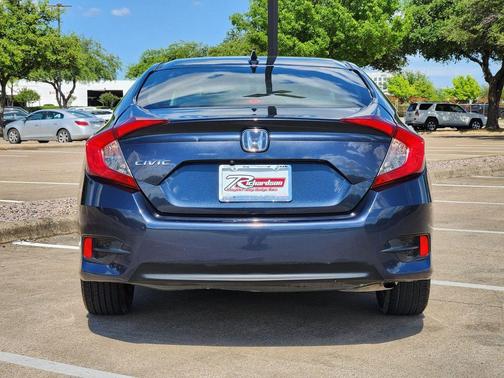 Blue 2017 Honda Civic EX