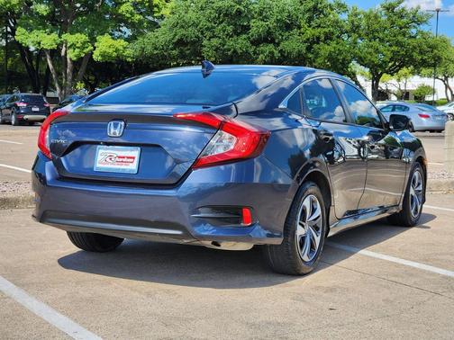 Blue 2017 Honda Civic EX