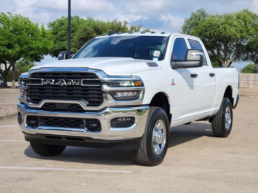 Bright White Clearcoat 2026 RAM 2500 Tradesman Crew Cab 4x4 6'4' Box
