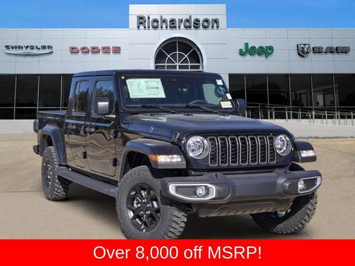 Black Clearcoat 2026 Jeep Gladiator Texas Trail 4x4