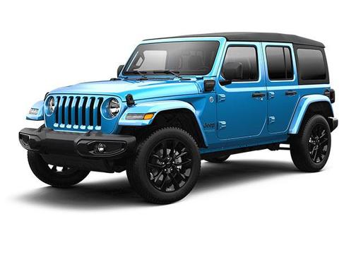 Hydro Blue Pearlcoat 2022 Jeep Wrangler Unlimited 4xe Sahara High Altitude