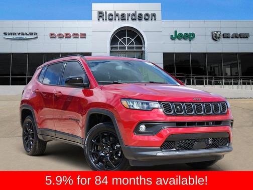 Red Hot Pearlcoat 2026 Jeep Compass Latitude