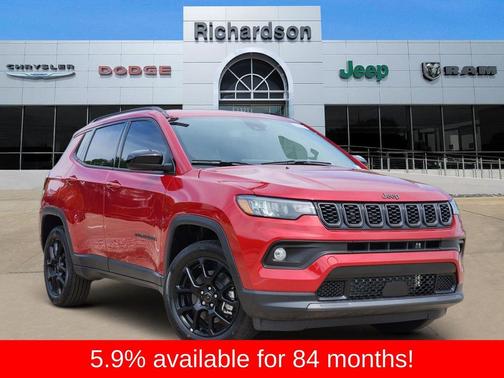 Red Hot Pearlcoat 2026 Jeep Compass Latitude