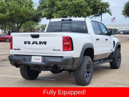 Bright White Clearcoat 2026 RAM 1500 RHO Crew Cab 4x4 5'7' Box
