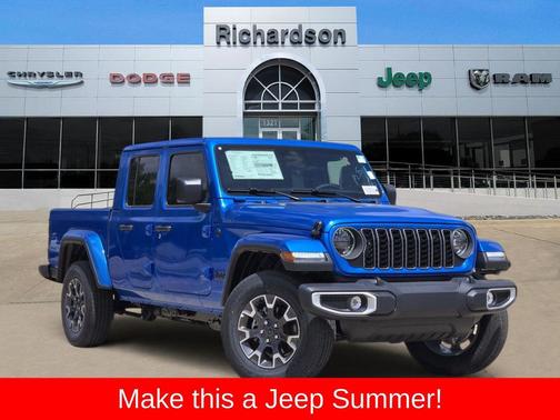 Hydro Blue Pearlcoat 2026 Jeep Gladiator Sahara 4x4