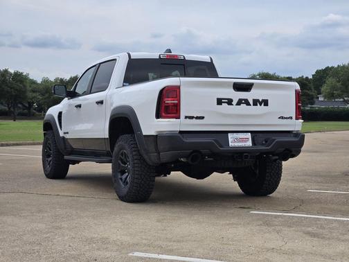 Bright White Clearcoat 2026 RAM 1500 RHO Crew Cab 4x4 5'7' Box