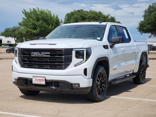 Summit White 2025 GMC Sierra 1500 Elevation