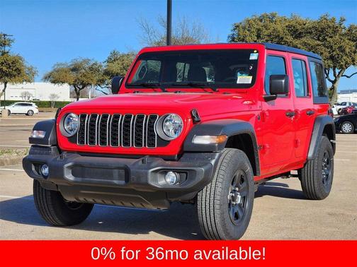 Firecracker Red Clearcoat 2026 Jeep Wrangler Sport