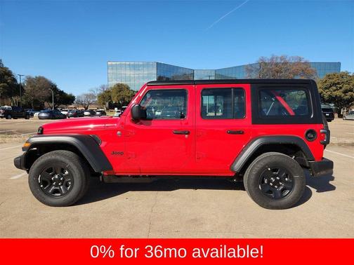 Firecracker Red Clearcoat 2026 Jeep Wrangler Sport