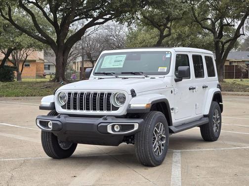 bright white clearcoat 2026 Jeep Wrangler 4-Door Sahara 4x4