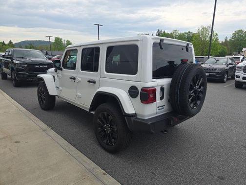 Bright White Clearcoat 2025 Jeep Wrangler 4xe Sahara