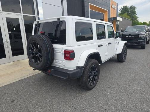 Bright White Clearcoat 2025 Jeep Wrangler 4xe Sahara