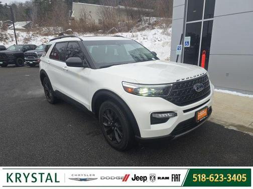 STAR WHITE MET TRI-COAT 2022 Ford Explorer XLT