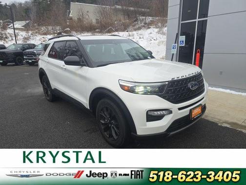 STAR WHITE MET TRI-COAT 2022 Ford Explorer XLT