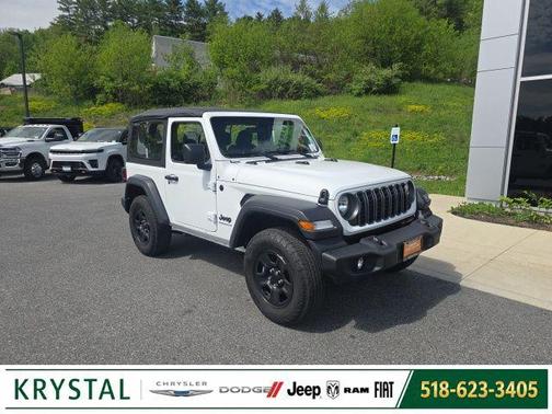 Bright White Clearcoat 2025 Jeep Wrangler Sport