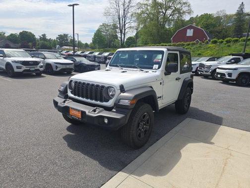 Bright White Clearcoat 2025 Jeep Wrangler Sport