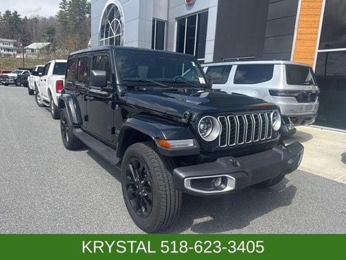 Black Clearcoat 2025 Jeep Wrangler 4xe Sahara