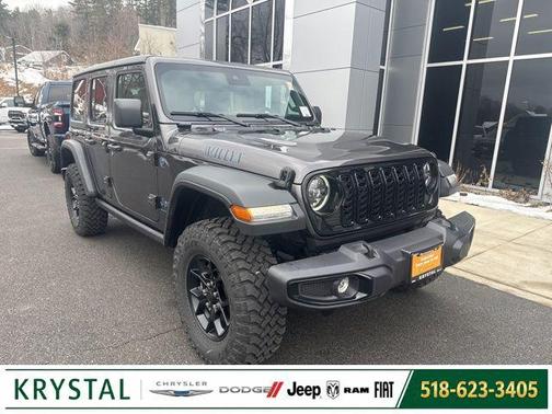 Granite Crystal Metallic Clearcoat 2025 Jeep Wrangler 4xe Willys