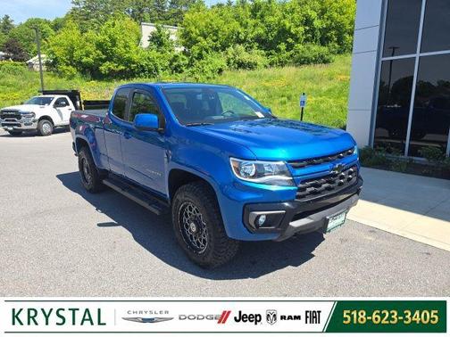 Bright Blue Metallic 2022 Chevrolet Colorado LT